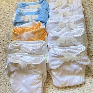 Assosrtmrnt of posh cloth diapers